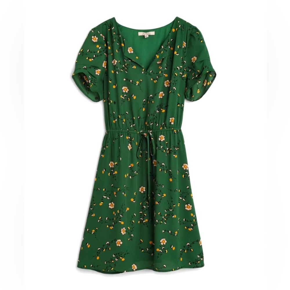 Les Serein Katia Short Sleeve Front Tie Dress